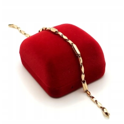 Złota bransoletka ogniwkowa Pr.585 W:2,94gr Dł:20cm Nowa