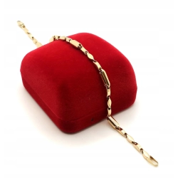 Złota bransoletka ogniwkowa Pr.585 W:2,94gr Dł:20cm Nowa