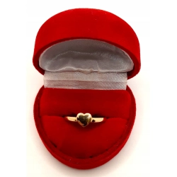 Złoty pierścionek Serce PR.585 W:1,26gr R.16,5 InterSKLEP