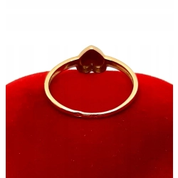 Złoty pierścionek Serce PR.585 W:1,26gr R.16,5 InterSKLEP