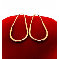 Złote kolczyki wiszące PR.583 W:0,95gr InterSKLEP