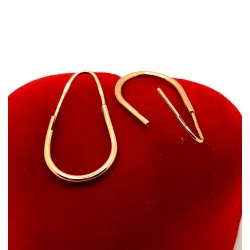 Złote kolczyki wiszące PR.583 W:0,95gr InterSKLEP