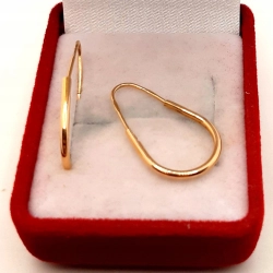 Złote kolczyki wiszące PR.583 W:0,95gr InterSKLEP