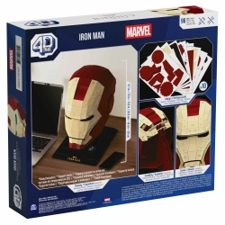 MARVEL MASKA IRON MANA PUZZLE MODEL 3D IRON MAN DO ZŁOŻENIA 4D BUILD