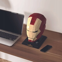 MARVEL MASKA IRON MANA PUZZLE MODEL 3D IRON MAN DO ZŁOŻENIA 4D BUILD