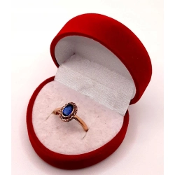 Złoty pierścionek z Szafirem PR.585 W:1,94gr R.10 InterSKLEP