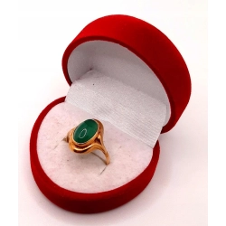 Złoty pierścionek z Agatem PR.585 W:2,13gr R.15 InterSKLEP