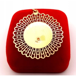 Złota zawieszka Medalik z Matką Boską PR.750 W:7,63gr InterSKLEP