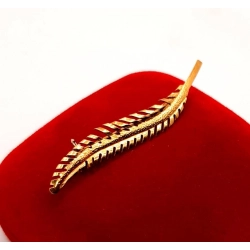 Złota broszka Gałązka PR.750 W:1,79gr InterSKLEP