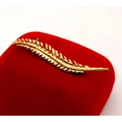 Złota broszka Gałązka PR.750 W:1,79gr InterSKLEP