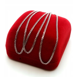 Srebrny łańcuszek pancerka Pr.925 W:2,10gr Dł:50cm szer:2mm NOWY