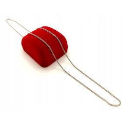 Srebrny łańcuszek Lisi Ogon pr.925 W:2,85gr Dł:44,5cm NOWY 6