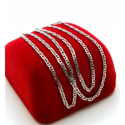 Srebrny łańcuszek Gucci Pr.925 W:3,20gr Dł:50cm Szer:2mm NOWY 15