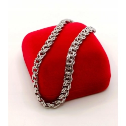 Srebrna bransoletka Garibaldi Pr.925 W:12,10gr Dł:22,5cm Szer:6mm NOWA 33