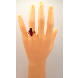 Złoty pierścionek z Rubinem PR.583 W:5,51gr R.16 InterSKLEP