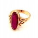 Złoty pierścionek z Rubinem PR.583 W:5,51gr R.16 InterSKLEP