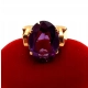 Złoty pierścionek z Ametystem PR.750 W:6,86gr R.13 InterSKLEP