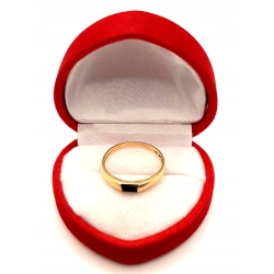 Złoty pierścionek z Onyksem PR.583 W:1,53gr R.14 InterSKLEP