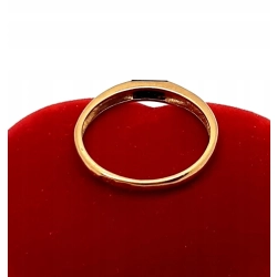 Złoty pierścionek z Onyksem PR.583 W:1,57gr R.12 InterSKLEP