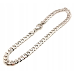 Srebrna bransoletka Pancerka Pr.925 W:6,15gr Dł:21,5cm szer:5mm NOWA 34