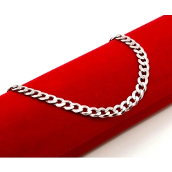 Srebrna bransoletka Pancerka Pr.925 W:6,15gr Dł:21,5cm szer:5mm NOWA 34