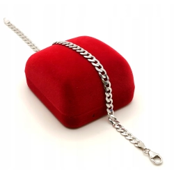 Srebrna bransoletka Pancerka Pr.925 W:6,15gr Dł:21,5cm szer:5mm NOWA 34