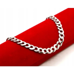 Srebrna bransoletka Pancerka Pr.925 W:10gr Dł:22,5cm Szer:6mm NOWA 39