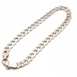 Srebrna bransoletka Pancerka Pr.925 W:10gr Dł:22,5cm Szer:6mm NOWA 39