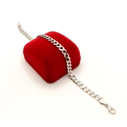 Srebrna bransoletka Pancerka Pr.925 W:10gr Dł:22,5cm Szer:6mm NOWA 39