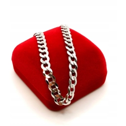 Srebrna bransoletka Pancerka Pr.925 W:10gr Dł:23cm Szer:7mm NOWA 35