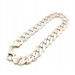 Srebrna bransoletka pancerka Pr.925 W:23,39gr Dł:22,5cm Szer:11mm NOWA 36