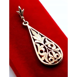 Złota zawieszka ażurowa duża Pr.583 W:5,20gr Dł:4,5cm InterSKLEP