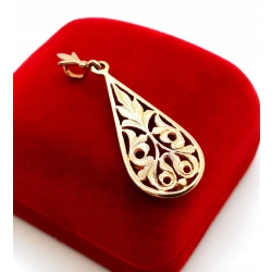 Złota zawieszka ażurowa duża Pr.583 W:5,20gr Dł:4,5cm InterSKLEP