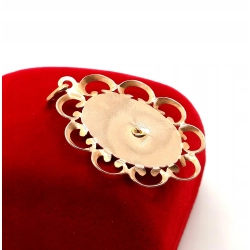 Złoty medalik z Maryją Duży Pr.585 W:3,41gr Dł:4,5cm