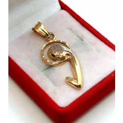 Złota zawieszka Medalik Matka Boska Pr.585 W:2,65gr Dł:3,5cm InterSKLEP