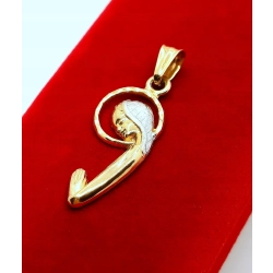 Złota zawieszka Medalik Matka Boska Pr.585 W:2,65gr Dł:3,5cm InterSKLEP