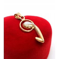 Złota zawieszka Medalik Matka Boska Pr.585 W:2,65gr Dł:3,5cm InterSKLEP