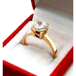 Złoty pierścionek z Cyrkonią Pr.585 W:4,46gr Roz.18 InterSKLEP