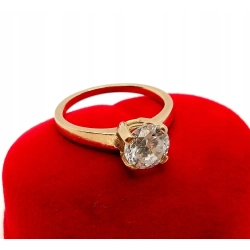 Złoty pierścionek z Cyrkonią Pr.585 W:4,46gr Roz.18 InterSKLEP