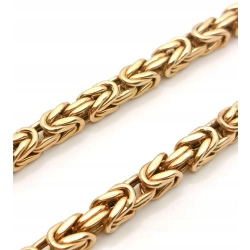 Złoty łańcuszek królewski Pr.585 W:29,40gr Dł:59cm Szer:5mm