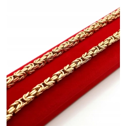 Złoty łańcuszek królewski Pr.585 W:29,40gr Dł:59cm Szer:5mm