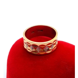 Złota obrączka zdobiona 7,5mm Pr.583 W:4,82gr Roz.12