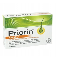 Priorin Kapsułki na Porost Wzrost Włosów 30 szt *** 19/08/2027 GERMANY ****