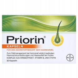 Priorin Kapsułki na Porost Wzrost Włosów 30 szt *** 19/08/2027 GERMANY ****