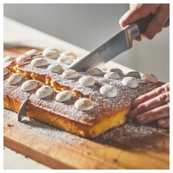 Nóż do chleba stal damasceńska nierdzewna VG-10 IKEA Briljera 23 cm