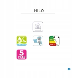 Bateria umywalkowa stojąca Sensa Hilio srebrny *** interSKLEP ***