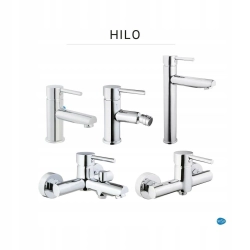 Bateria umywalkowa stojąca Sensa Hilio srebrny *** interSKLEP ***