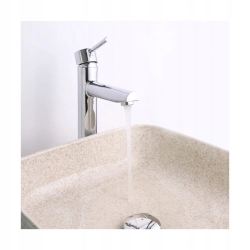 Bateria umywalkowa stojąca Sensa Hilio srebrny *** interSKLEP ***