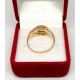 Złoty pierścionek z Cyrkoniami Pr.585 W:2,20gr R.12 .