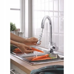 Bateria kuchenna stojąca Grohe 31486001 srebrny InterSKLEP